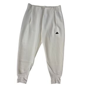 NWT ZNE Adidas Zero Negative Energy Ivory Track Sweat Pant Flat Front Men L
